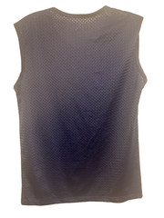 Men’s Mesh Tank Top Quick-Drying Fitness NWOT size Medium US Blue Poly stretch