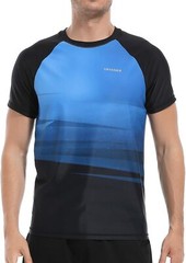 Men’s Rash Guard Swim Shirt UPF 50+ Quick Dry Loose Fit Surfing Fishing Tee