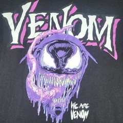 Marvel Venom “We Are Venom” Black Graphic Logo Cotton Crew Neck Tee Small