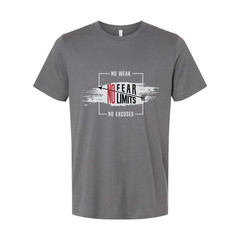 No Fear No Limits Unisex Graphic T Shirt For Gym Workout Running Training And Fi