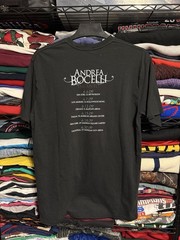 Andrea Bocelli Incanto World Tour T Shirt Mens XL Y2K Concert Tee Black