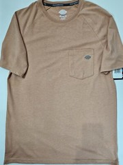 NWT Dickies Temp IQ Performance Cooling T-Shirt Mens Medium Rust Orange Workwear