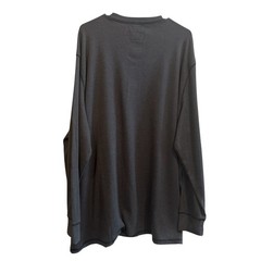 NWT Foundry Men’s Dark Gray Waffle Thermal Pullover Henley Cotton Shirt 3XL