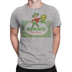 Alpha Beta Supermarket T Shirt distresed graphic tee vintage style