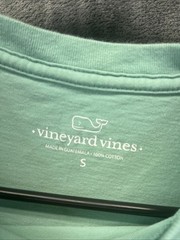 Vineyard Vines Men S Whale Pocket Crew Tee T Shirt Camping WHALE Tent Fire