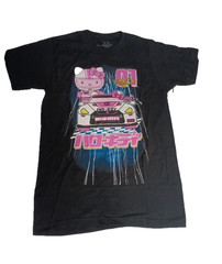 3XL Hello Kitty – Adult Tokyo Speed #01 Japan Car Racing Black T-Shirt