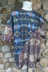 Earth & Skye The Vibe Collective Art to Wear Men’s Bohemian T-Shirt Size LG NWT