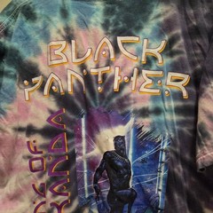 Marvel Black Panther tie-dye tee