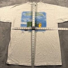 Vintage John Deere H Tractor T-Shirt Mens XL Gray American Classic Graphic