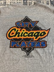 Vintage 1989 Chicago City Player Starter Rayon Blend T Shirt Sz L Sports USA
