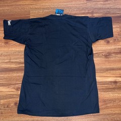 Vintage 90’s ASICS Logo Print Black T-Shirt Men’s Large Deadstock W Tag