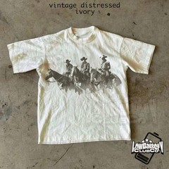 Western Cowboy Vintage Retro Style Comfort Tee