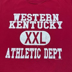Vintage 1988 Western Kentucky University Athletic Dept Sports Graphic T-Shirt XL