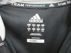 Adidas Shirt Medium Adult Black Athletic Performance Stretch Logo Modern Mens M