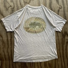 Vintage 2010 Golfing T-Shirt L White Sports Classic Summer Vacation DISTRESSED