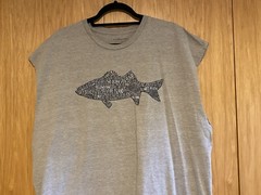 GH BASS Fish Sleeveless T Shirt or Tank Top Size 2XL ~ Cotton Blend ~ GUC~ Read