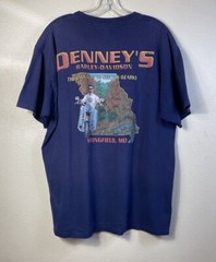 Harley Davidson Motorcycles Denney’s Springfield, MO T Shirt Legends Live Sz XL