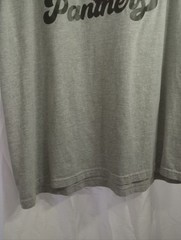 Gildan Gray Tee with Pink Panther Graphic and Yellow Eyes