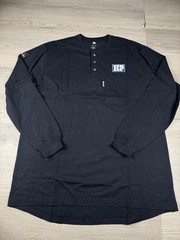 Crude Shirt Men XL Dark Navy Blue CAT2 Work Henley Workwear Fire Resistant Tall