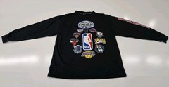 Vintage Nike 2003-04 NBA Basketball Logo Long Sleeve Shirt Bulls Lakers 2XL