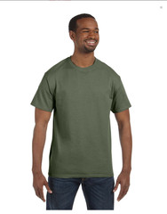 Gildan Mens G500 Premium Short Sleeve Heavy Cotton Plain Casual T-Shirt Pack 6