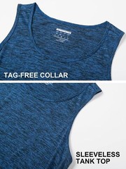 Men’s Tank Tops Sleeveless Gym Workout A-Shirt Quick Dry Muscle Shirt Summer Tee