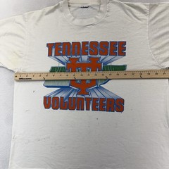 VTG Tennessee Volunteers L T-Shirt Single Stitch Distressed