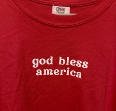 God Bless America T Shirt 3XL
