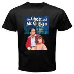 The Ghost And Mr. Chicken Don Knotts Men’s Black T-Shirt Size S to 5XL