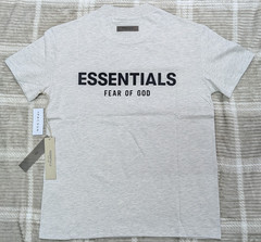 Fear of God Essentials Tee Light Oatmeal Men’s L Oversized T-Shirt NWT FOG SS22