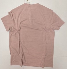 COOFANDY Men’s Henley Summer SS T-Shirt in Pink/Dusty Rose Size L *New w/ Tags*