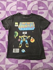 The Infinity Gauntlet #4 Comic Book Cover T-Shirt Thanos Marvel Comics sz M