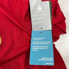 2011 NFL Nike DRI-FIT San Francisco 49ers L Red Short Sleeve On Field Tee L
