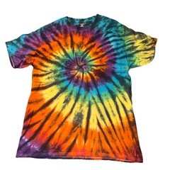 NEW 2 Large Hand Dyed Tie Dye Shirts hippie grateful dead phish billy strings