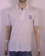 vintage 80s thin Single Stitch Hobie Polo Shirt Ozark Mtn. Cat Encounter 1987 L
