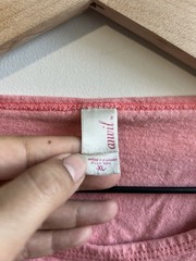 Vintage Walmart Pink Short Sleeve Shirt Anvil Tag XL