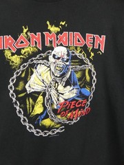 Iron Maiden Piece of Mind T-Shirt Black 3XL 52″