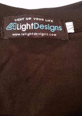 Mr. Disc Jockey LA Light Design t-shirt men sz XL black sound activated