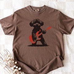 Maltipoo Rock shirt Cute Guitar Dog Tee Gift for Maltipoo Moms T-Shirt