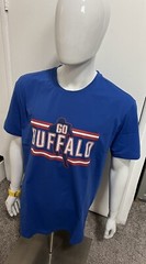 Clorpeak Mens City Classic Football Go Buffalo Blue Tee Shirt Sz US L New