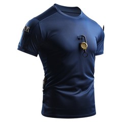 Men’s Multi Pocket Quick Drying High Elasticity Lightweight Tactical T-Shirt