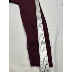 Vince Thermal Shirt Waffle Knit Pima Cotton XL Burgundy Maroon Long Sleeve Mint