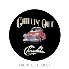 Chevy Trucks Chillin’ Out With Some Old Friends T-Shirt Black Official Licensed