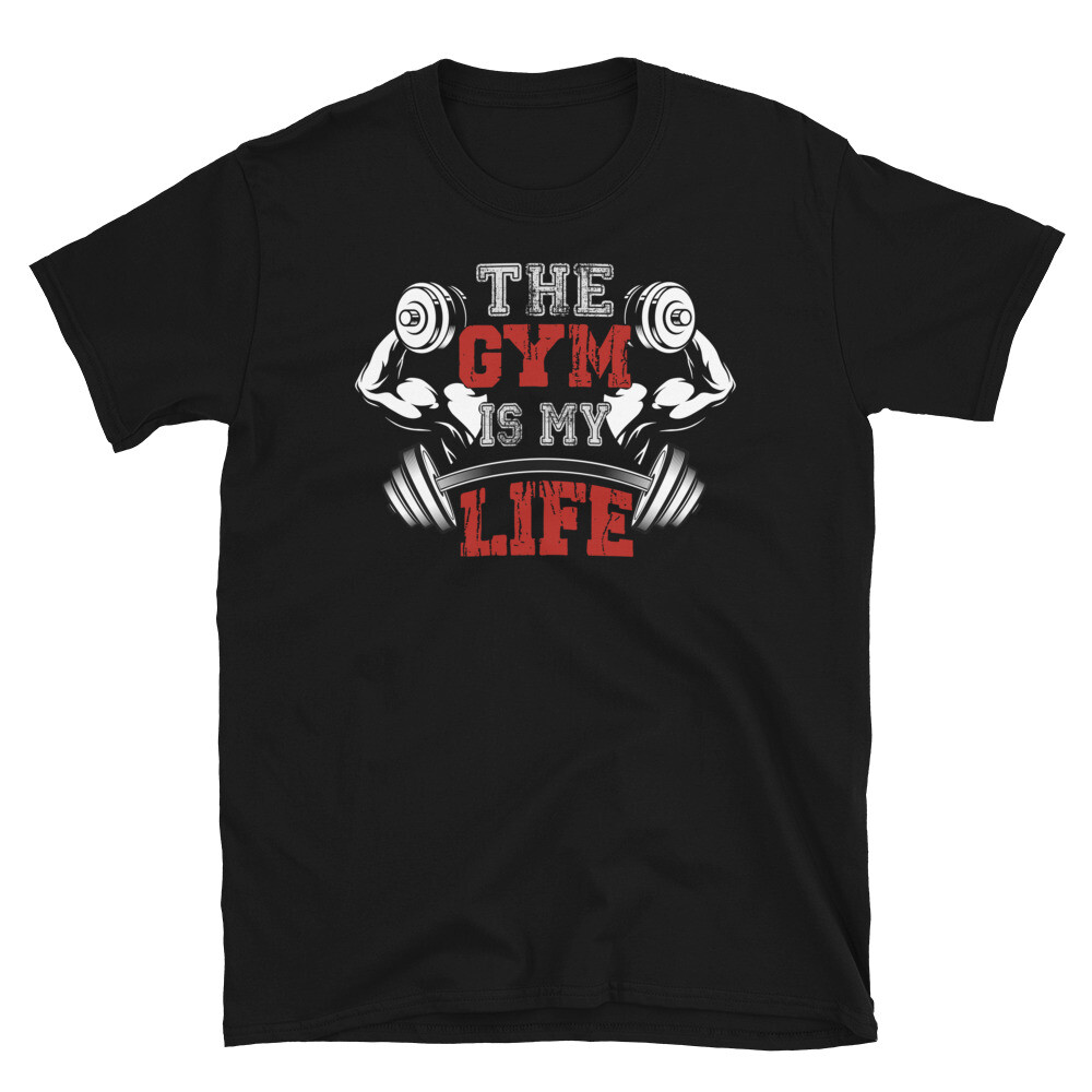 The Gym Life Bodybuilding Gym Fitness Muscle T-Shirt