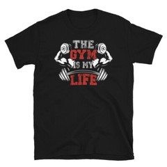 The Gym Life Bodybuilding Gym Fitness Muscle T-Shirt