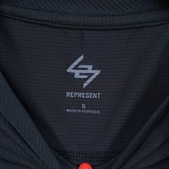 REPRESENT Shirt Mens Small Black Pullover Crew 247 Run Tee Athletic Jersey Tee
