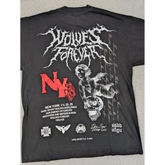 Darc Sport Shirt Mens Small Wolves Forever NY Limited Edition Black Graphic New
