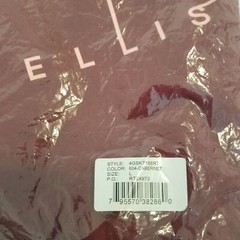 NWT PERRY ELLIS LOGO CREW NECK TEE Size L Color Cabernet-