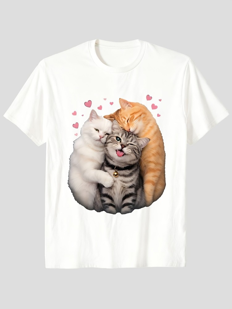 2026 New Men’S 180G Pure Casual T-Shirt, Humorous And Fun Plus Size Men’S Spor