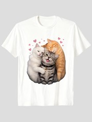 2026 New Men’S 180G Pure Casual T-Shirt, Humorous And Fun Plus Size Men’S Spor